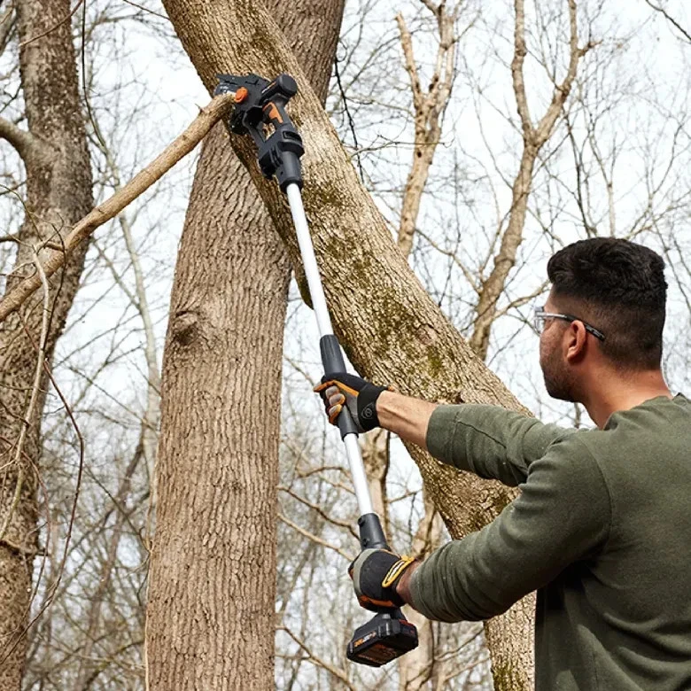 🔥 Sierra de podar sin escobillas WORX 20V 5" con herramienta de poste de extensión y batería de 2,0 Ah ⚡ Foto 4 de 4