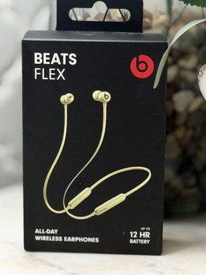 Beats Flex Wireless Earphones – Yuzu Yellow – All-Day Battery