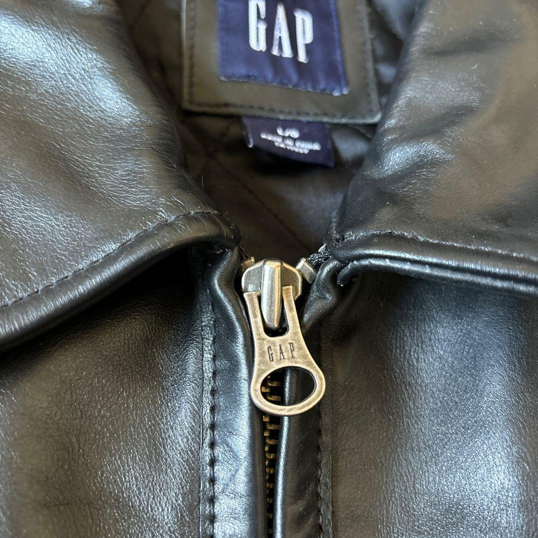Old Gap Cowhide Leather Jacket L Black | eBay Old Gap Cowhide Leather Jacket L Black | eBay