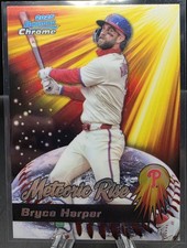 2025 Bowman Chrome Bryce Harper Meteoric Rise #MR-14 Phillies 🔥💪🔥💪