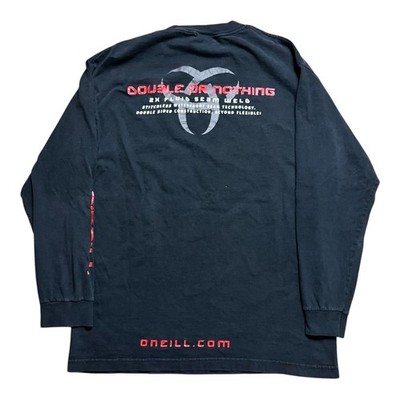 O'Neil Certified Psycho Long Sleeve Shirt Y2K Skater Surf Vintage