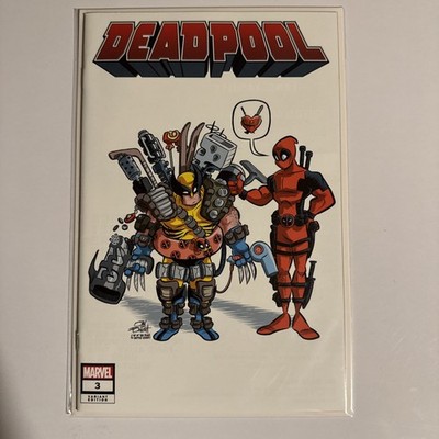DEADPOOL #3 JAY FOSGITT VARIANT LIMITED TO 800 COPIES WITH NUMBERED COA