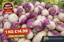 Fresh Turnip Vegetable 1KG Premium Quality Shalgam Best Seller Free Delivery UK 16.14 per kilo
