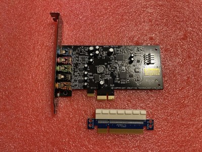 Creative Sound Blaster Audigy FX 5.1 PCIe Sound Card SBX PRO SB1570 24-Bit