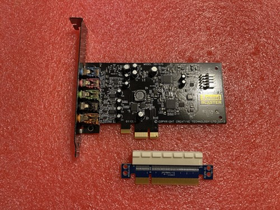#ad #ad Creative Sound Blaster Audigy FX 5.1 PCIe Sound Card SBX PRO SB1570 24 Bit $55.00