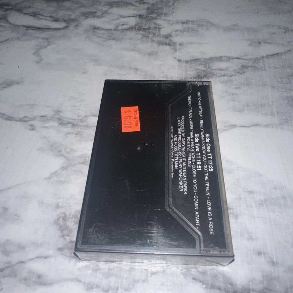 GARY WRIGHT - THE RIGHT PLACE Cassette Tape 1981 - Image 2 of 3