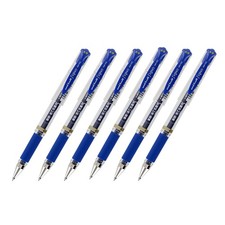 Uni-Ball Signo UM-153 Gel Ink Rollerball Pen, 6 Count Pack of 1 , Blue