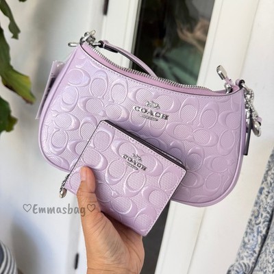 COACH ショルダーバッグ レザー パープル 14336 楽天市場】【バッグ】COACH コーチ ショルダーバッグ セミショルダー