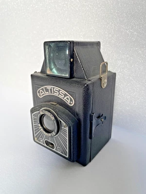 Boxkamera, von Altissa,"Altissa Box 210""Altina",Rollfilm,6x6,1936, Art Deco,top - Bild 1 von 4