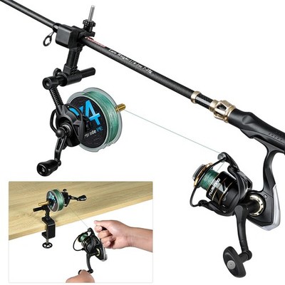 PLUSINNO Fishing Line Spooler with Rod Clamp and Table 