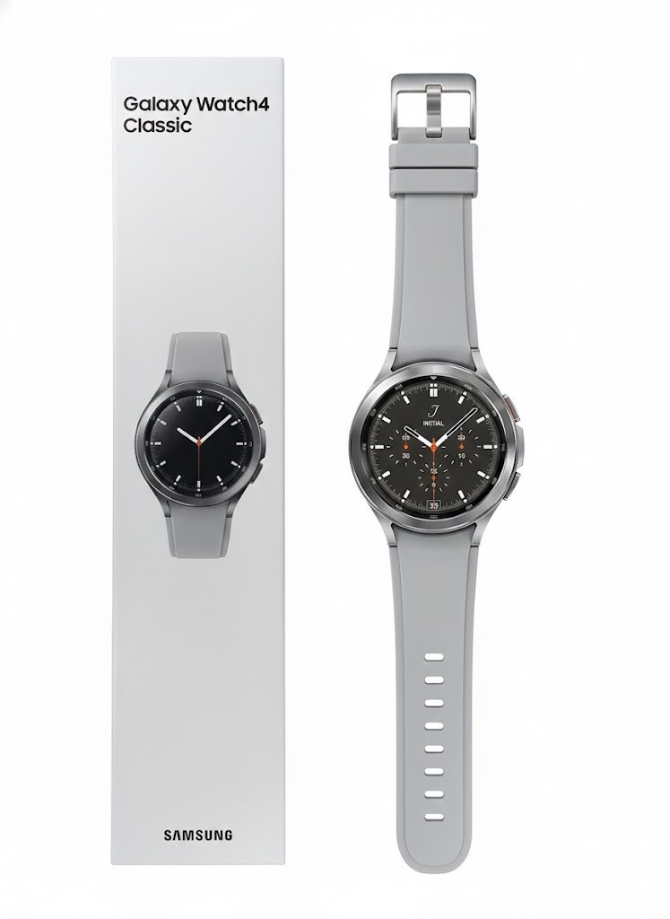 Samsung Galaxy Watch 4 Classic 46mm Smartwatch GPS &plus; Bluetooth US Version Silver