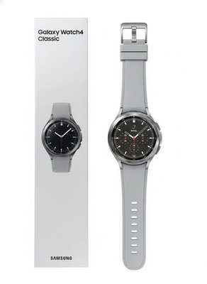 Samsung Galaxy Watch 4 Classic 46mm Smartwatch GPS + Bluetooth US Version Silver