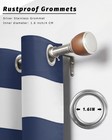 2 Tier Outdoor Nautical Theme Pannels With Tiebacks 54" X 84" — photo 4