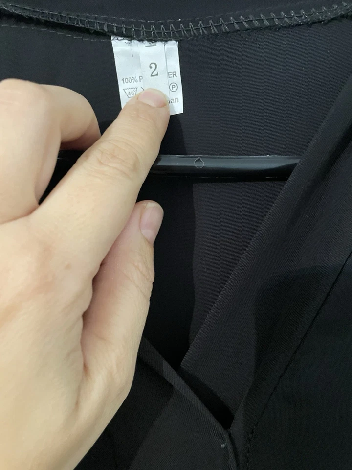 Vestido maxi preto Abaya muçulmano hijab Kaftan islâmico Kaftan tamanho 2 médio  - Imagem 3 de 4