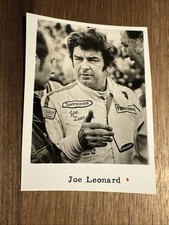 Vintage Race Car Driver Small Press Photo Joe Leonard Vintage Race Car Driver Small Press Photo Joe Leonard