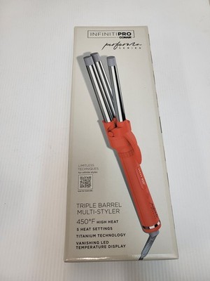 Infinitipro Conair Performa Series Triple Barrel Multi Styler - Orange S333