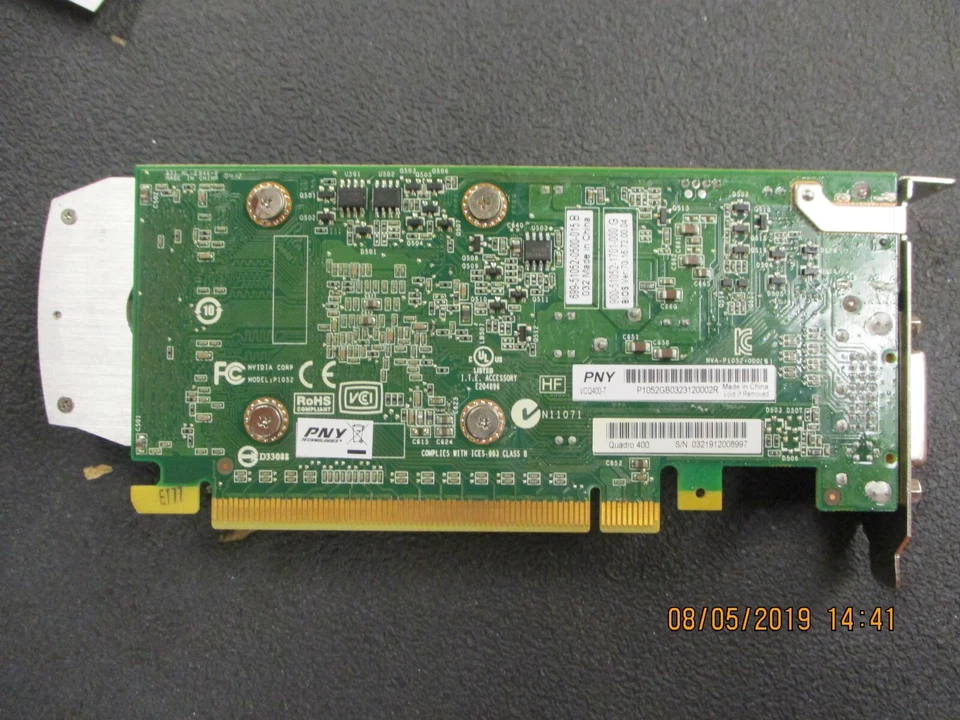 PNY - VCQ400-T Quadro 400 VCQ400-PB 512MB 64-bit DDR3 PCI Exp 2.0 x16 Low - Image 4 of 4