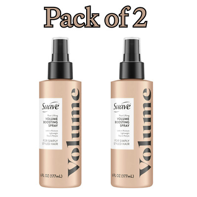 Suave Volume Boosting Spray 6 fl oz   Root Lifter, Lightweight Volumizer