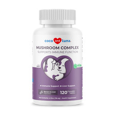 Mushroom Complex for Dogs - Turkey Tail, Immune, Joint, Digestive, Liver Support