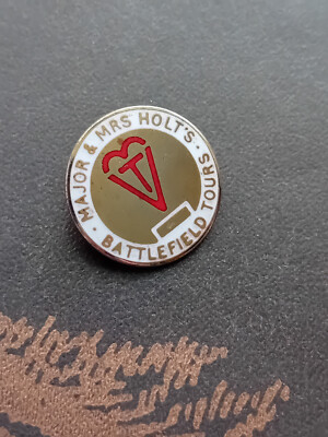 Major & Mrs Holt's Battlefield Tours emailliertes goldfarbenes Metall Pin Anstecker (20 mm)