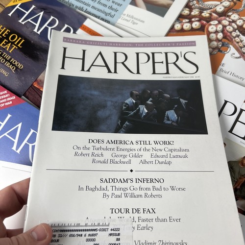 Harper’s Magazine Various Issues Most From 1995-2008 Lot Of 20 Political News - Picture 11 of 12