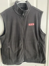 H‑E‑B XL Port Authority Polyester Super Soft Winter Fleece Vest Pockets F219
