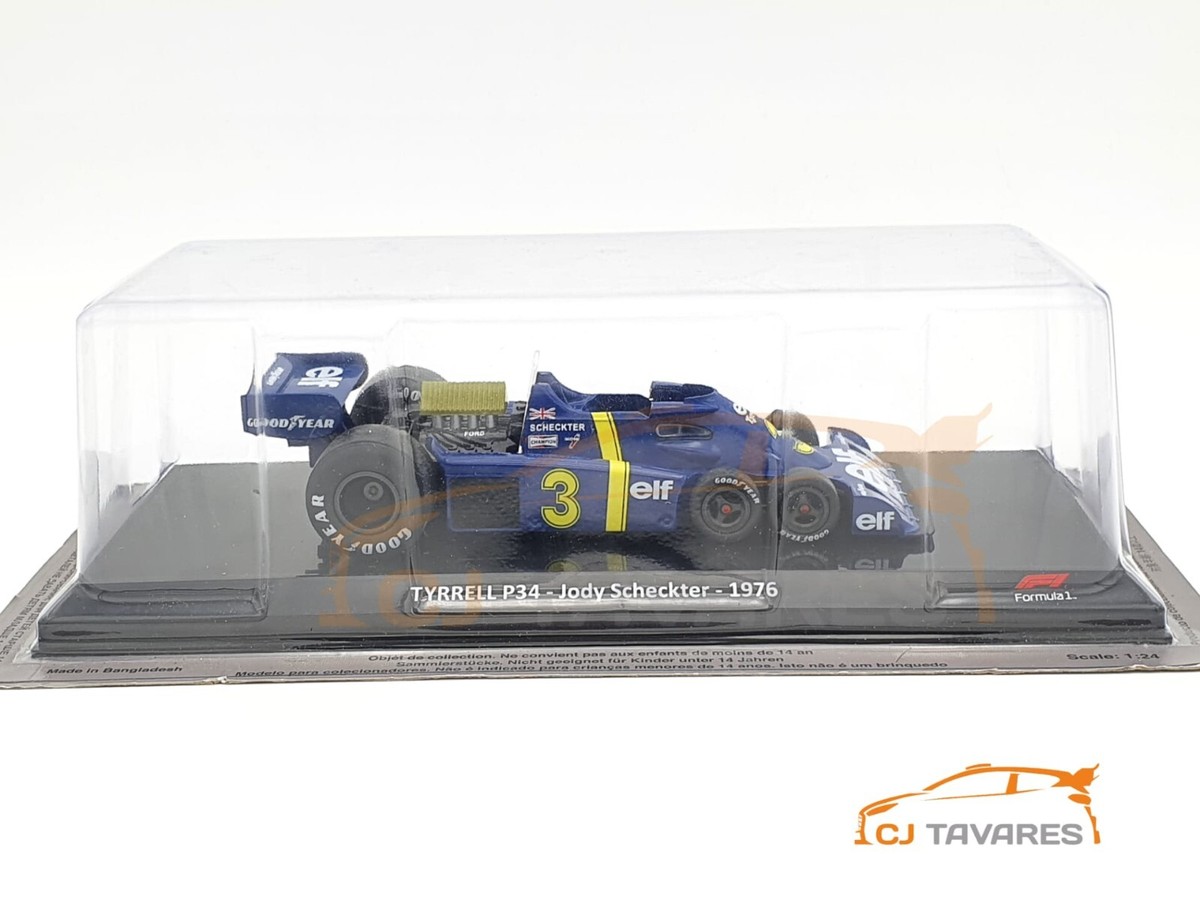 HACHETTE TYRRELL P34 #3 JODY SCHECKTER F1 1976 1/24 | eBay