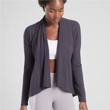 Athleta Nirvana Wear two-ways wrap in purple XS