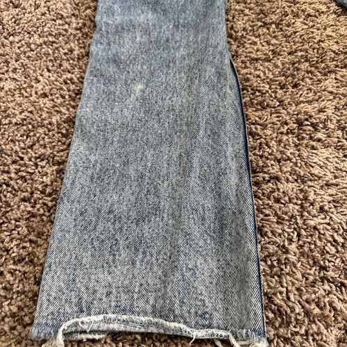 Anthropologie POL Acid Wash Jeans Crop Small Women’s Distressed Rock Concert - Picture 7 of 15