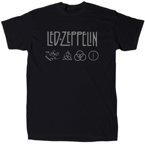 Led Zeppelin T-Shirt | Men's | Gift | Band | Crew | Cotton