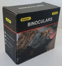 Gsyker Binoculars, Binoculars for Adults, Bird Watching, 12X25 New in Box