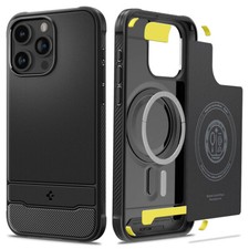 iPhone 15 Pro Max Case / iPhone 15 Pro | Spigen [Rugged Armor] MagFit
