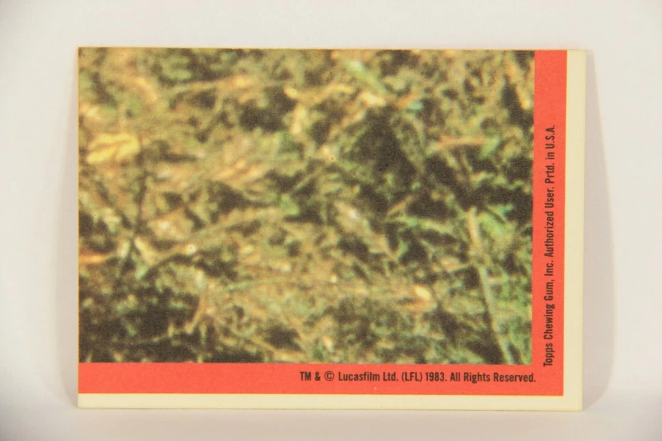 Star Wars ROTJ 1983 Topps Sticker Card #32 Han Solo - Orange L017926 - Image 2 of 2