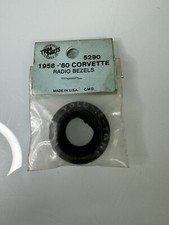 Trim Parts 5290 1958-1960 Corvette C1 Radio Bezels Volume Selector Nos 2 Pack