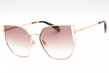 POLICE SPLL38M 08FC Sunglasses Gold Copper Frame Pink Gradient Lenses 57mm