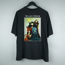 Rare Collection Malice Mizer Band Gift For Fan Full Size T-shirt S4491