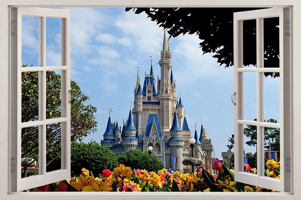 Cinderella Castle Wall Decal