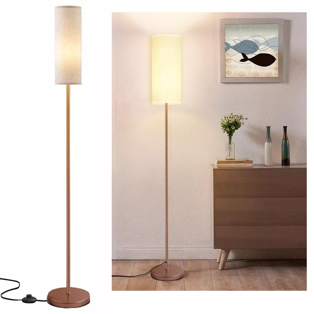 Floor lamp with remote on sale control switch