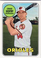 2018 Topps Heritage #567 Craig Gentry Baltimore Orioles