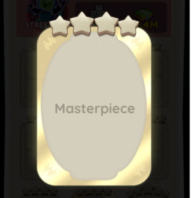 Masterpiece - 4  ,4stars,monopoly_go sticker,Set:12-8