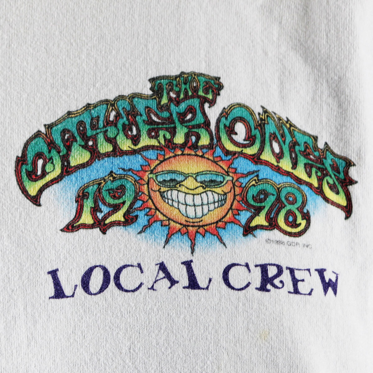 ALTRA T shirt The Other Ones Crew tour concerto 1998 bianca XL