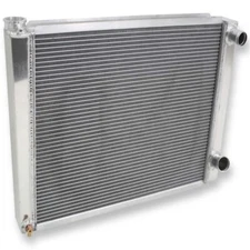 27.5" Chevy Aluminum Radiator Double Pass Universal Racing SBC 2 Row IMCA