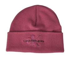 CALVIN KLEIN beanie hat with brim and embroidered logo item ZW0ZW02671