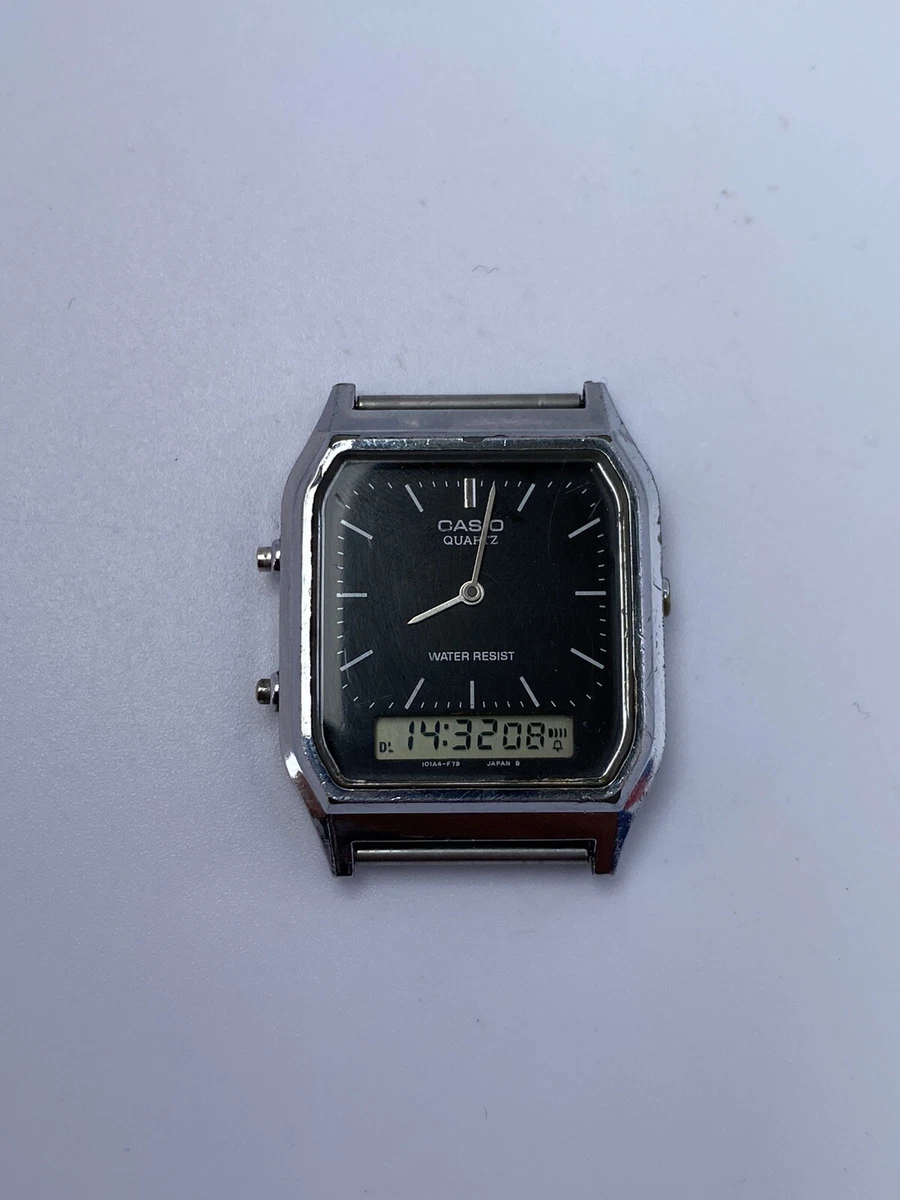 Vintage Men s Casio AQ 230 Wrist Watch Module 1301 Rare Quartz