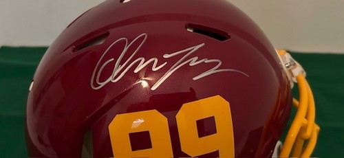 CHASE YOUNG AUTOGRAPHED SPEED HELMET WASHINGTON FOOTBALL TEAM COMMANDERS REDSKIN - Imagen 2 de 7