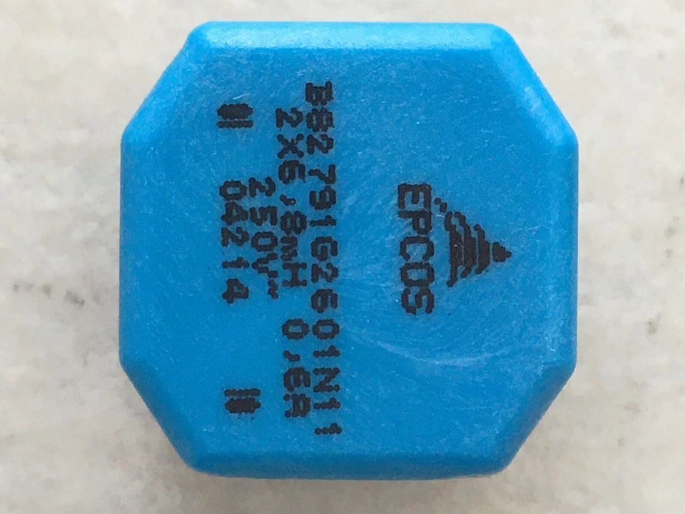 80 pcs - B82791-G2601 - EPCOS - Common Mode Chokes Dual 6.8mH 10kHz 600mA - Image 2 of 3