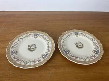 SET OF 2 VINTAGE ROYAL DOULTON "MICHELHAM"  6 1/2" BREAD PLATE D. 6073