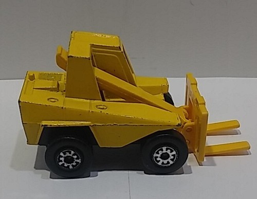 Caja de cerillas Superfast 1977 vintage n.º 48 Sambron JackLift - Amarillo - Imagen 8 de 13