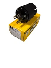 Hubbell HBL5266CM2 Box of 10 Male Straight Blade Plug SHIPS FREE