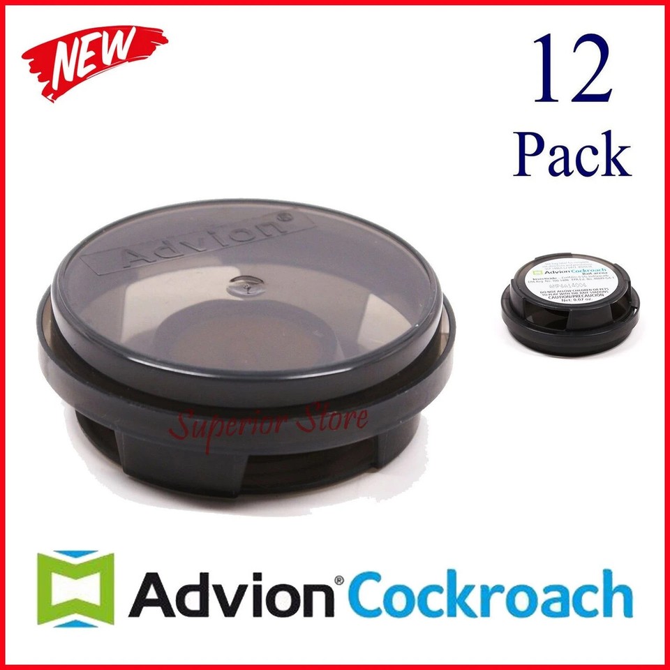 NEW Bag of 12 Advion Cockroach German Roach Control Bait Stations ...